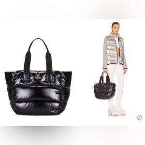 NWT Moncler Caradoc Tote Bag in black